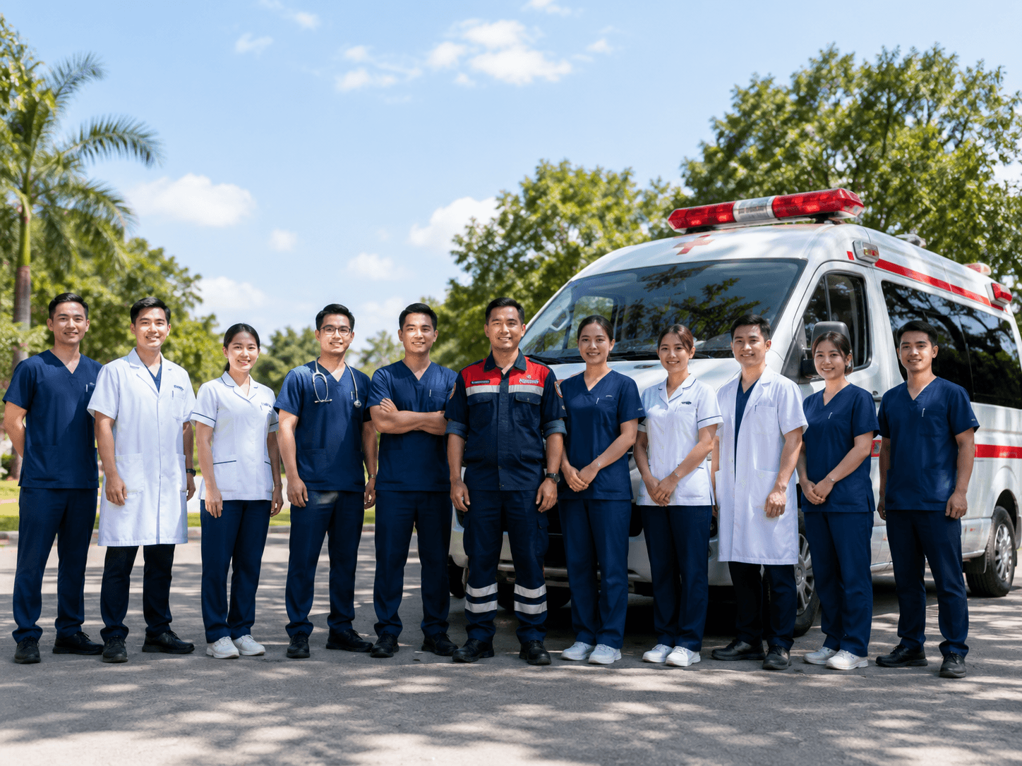 Đội ngũ y tế 115 Kiên Giang
